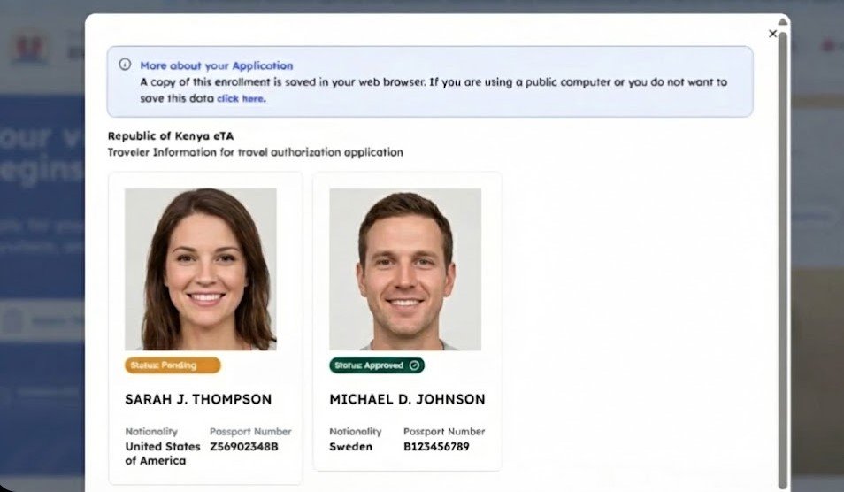 Kenya eTA Group Application: Why One Traveler Is Pending While Others Are Approved